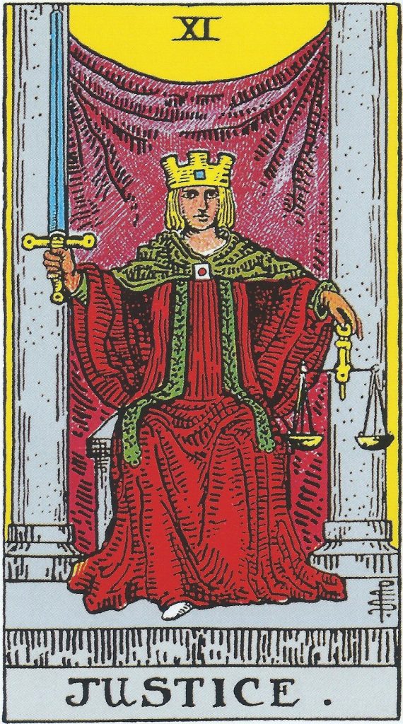 LA JUSTICIA TAROT